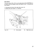 Предварительный просмотр 22 страницы Honda 1991 TRX300 Fourtrax Owner'S Manual