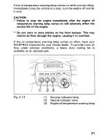 Предварительный просмотр 26 страницы Honda 1991 TRX300 Fourtrax Owner'S Manual