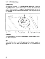 Предварительный просмотр 31 страницы Honda 1991 TRX300 Fourtrax Owner'S Manual