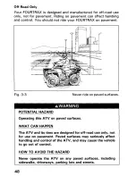 Предварительный просмотр 53 страницы Honda 1991 TRX300 Fourtrax Owner'S Manual