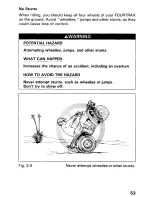 Предварительный просмотр 58 страницы Honda 1991 TRX300 Fourtrax Owner'S Manual