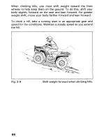 Предварительный просмотр 71 страницы Honda 1991 TRX300 Fourtrax Owner'S Manual