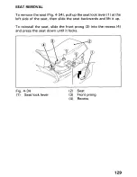 Предварительный просмотр 134 страницы Honda 1991 TRX300 Fourtrax Owner'S Manual