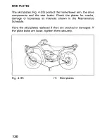 Предварительный просмотр 135 страницы Honda 1991 TRX300 Fourtrax Owner'S Manual