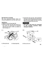 Предварительный просмотр 49 страницы Honda 1991 VFR750F Owner'S Manual