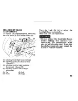 Предварительный просмотр 53 страницы Honda 1991 VFR750F Owner'S Manual