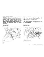 Предварительный просмотр 66 страницы Honda 1991 VFR750F Owner'S Manual