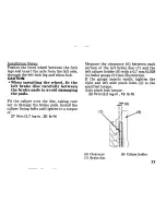 Предварительный просмотр 85 страницы Honda 1991 VFR750F Owner'S Manual