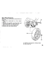 Предварительный просмотр 87 страницы Honda 1991 VFR750F Owner'S Manual