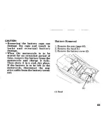 Предварительный просмотр 91 страницы Honda 1991 VFR750F Owner'S Manual