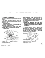 Предварительный просмотр 93 страницы Honda 1991 VFR750F Owner'S Manual