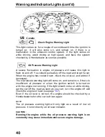 Предварительный просмотр 41 страницы Honda 1992 Accord Coupe Owner'S Manual