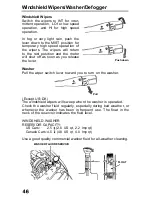 Предварительный просмотр 47 страницы Honda 1992 Accord Coupe Owner'S Manual