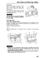 Предварительный просмотр 58 страницы Honda 1992 Accord Coupe Owner'S Manual