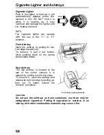 Предварительный просмотр 59 страницы Honda 1992 Accord Coupe Owner'S Manual