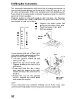 Предварительный просмотр 93 страницы Honda 1992 Accord Coupe Owner'S Manual