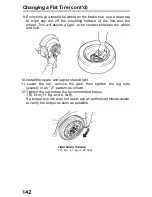 Предварительный просмотр 143 страницы Honda 1992 Accord Coupe Owner'S Manual