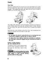 Предварительный просмотр 9 страницы Honda 1992 Accord Wagon Owner'S Manual