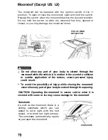 Предварительный просмотр 71 страницы Honda 1992 Accord Wagon Owner'S Manual