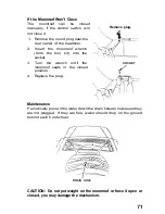 Предварительный просмотр 72 страницы Honda 1992 Accord Wagon Owner'S Manual