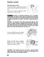 Предварительный просмотр 87 страницы Honda 1992 Accord Wagon Owner'S Manual