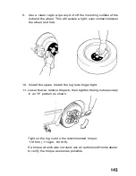 Предварительный просмотр 144 страницы Honda 1992 Accord Wagon Owner'S Manual