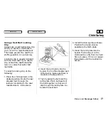 Preview for 23 page of Honda 1992 Civic Owner'S Manual