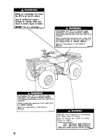 Предварительный просмотр 14 страницы Honda 1992 TRX300FW Fourtrax 300 4x4 Owner'S Manual