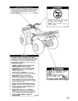 Предварительный просмотр 15 страницы Honda 1992 TRX300FW Fourtrax 300 4x4 Owner'S Manual