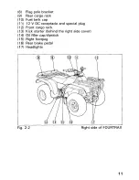 Предварительный просмотр 17 страницы Honda 1992 TRX300FW Fourtrax 300 4x4 Owner'S Manual