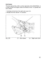 Предварительный просмотр 23 страницы Honda 1992 TRX300FW Fourtrax 300 4x4 Owner'S Manual