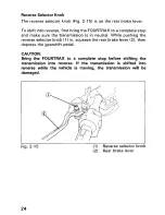 Предварительный просмотр 30 страницы Honda 1992 TRX300FW Fourtrax 300 4x4 Owner'S Manual