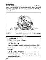 Предварительный просмотр 52 страницы Honda 1992 TRX300FW Fourtrax 300 4x4 Owner'S Manual