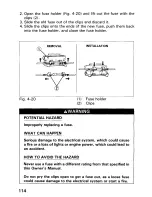 Предварительный просмотр 120 страницы Honda 1992 TRX300FW Fourtrax 300 4x4 Owner'S Manual