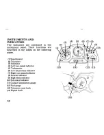 Предварительный просмотр 18 страницы Honda 1992 VFR750F Owner'S Manual