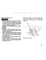 Предварительный просмотр 29 страницы Honda 1992 VFR750F Owner'S Manual