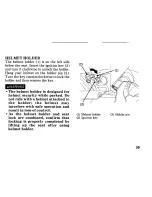 Предварительный просмотр 47 страницы Honda 1992 VFR750F Owner'S Manual