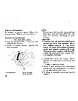 Предварительный просмотр 56 страницы Honda 1992 VFR750F Owner'S Manual