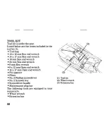 Предварительный просмотр 66 страницы Honda 1992 VFR750F Owner'S Manual