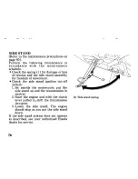 Предварительный просмотр 84 страницы Honda 1992 VFR750F Owner'S Manual