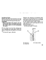 Предварительный просмотр 87 страницы Honda 1992 VFR750F Owner'S Manual