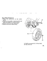 Предварительный просмотр 89 страницы Honda 1992 VFR750F Owner'S Manual