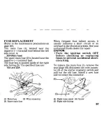 Предварительный просмотр 95 страницы Honda 1992 VFR750F Owner'S Manual