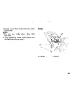 Предварительный просмотр 101 страницы Honda 1992 VFR750F Owner'S Manual