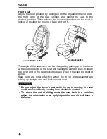 Предварительный просмотр 6 страницы Honda 1993 Accord Coupe Owner'S Manual