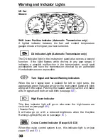 Предварительный просмотр 38 страницы Honda 1993 Accord Coupe Owner'S Manual