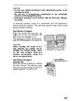 Предварительный просмотр 47 страницы Honda 1993 Accord Coupe Owner'S Manual