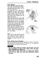 Предварительный просмотр 55 страницы Honda 1993 Accord Coupe Owner'S Manual