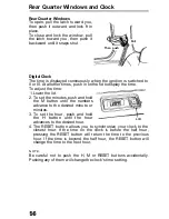 Предварительный просмотр 56 страницы Honda 1993 Accord Coupe Owner'S Manual