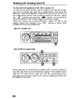 Предварительный просмотр 64 страницы Honda 1993 Accord Coupe Owner'S Manual